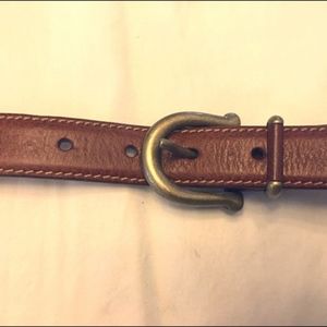 Talbot's brown leather belt